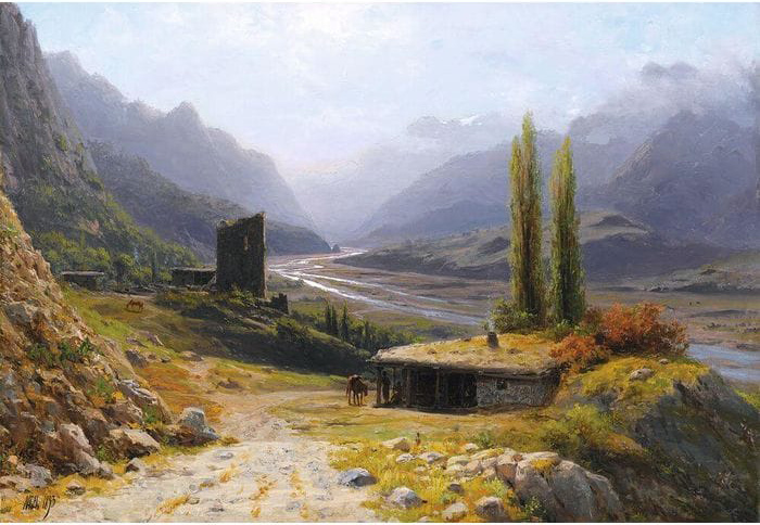 Пазл. Лагорио Л.Ф., Кавказское ущелье, 1500 эл. (Стелла)