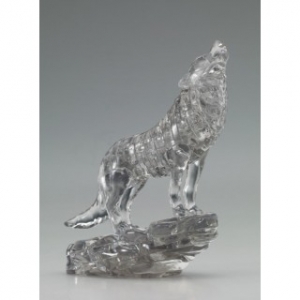 3D головоломка. Черный волк (Crystal Puzzle) - фото