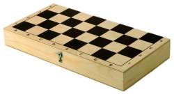 Шахматы лакированные с доской (290*145*38) - фото