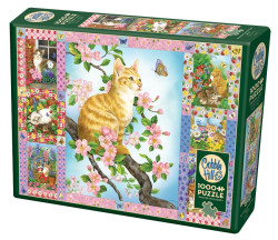 Пазл. Котята в цветах, 1000 эл. (Cobble Hill) - фото