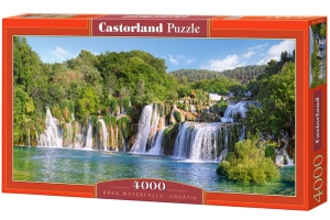 Пазл. Водопады Крка. Хорватия, 4000 эл. (Castorland) - фото