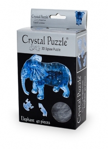 3D головоломка. Слон (Crystal Puzzle) - фото