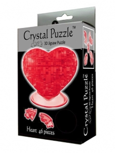 3D головоломка. Сердце красное (Crystal Puzzle) 3D головоломка. Сердце красное (Crystal Puzzle)