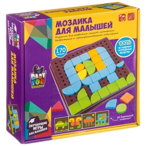 Мозаика для малышей "Геометрия" (Bondibon)