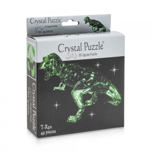 3D головоломка. Динозавр T-Rex Зеленый (Crystal Puzzle) 3D головоломка. Динозавр T-Rex Зеленый (Crystal Puzzle)